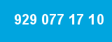 929 077 17 10